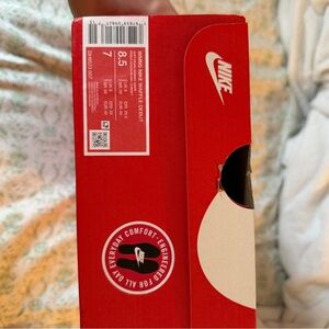Nike Red and White Shoe Box